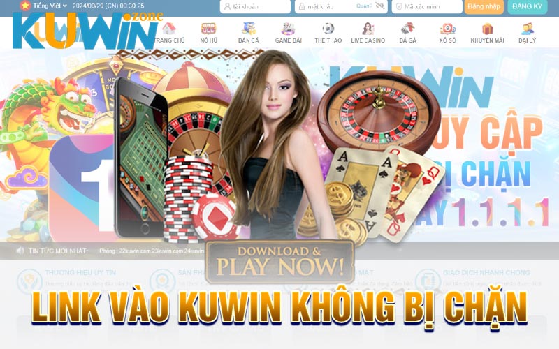 Link vào Kuwin không bị chặn